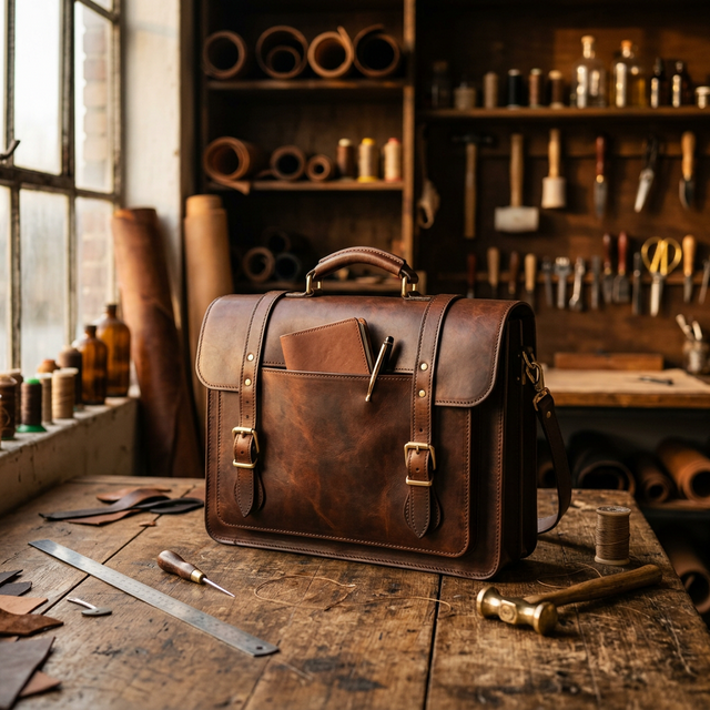Premium leather workshop
